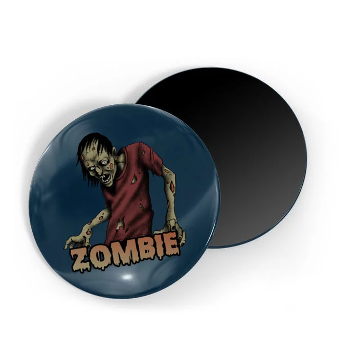 Horror Zombie Halloween Magnet