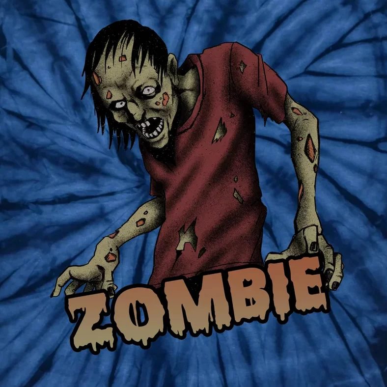 Horror Zombie Halloween Tie-Dye T-Shirt