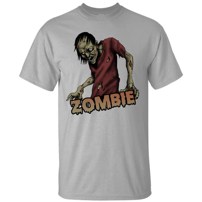 Horror Zombie Halloween Tall T-Shirt