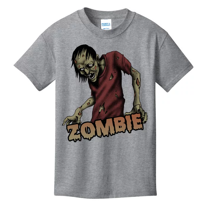 Horror Zombie Halloween Kids T-Shirt