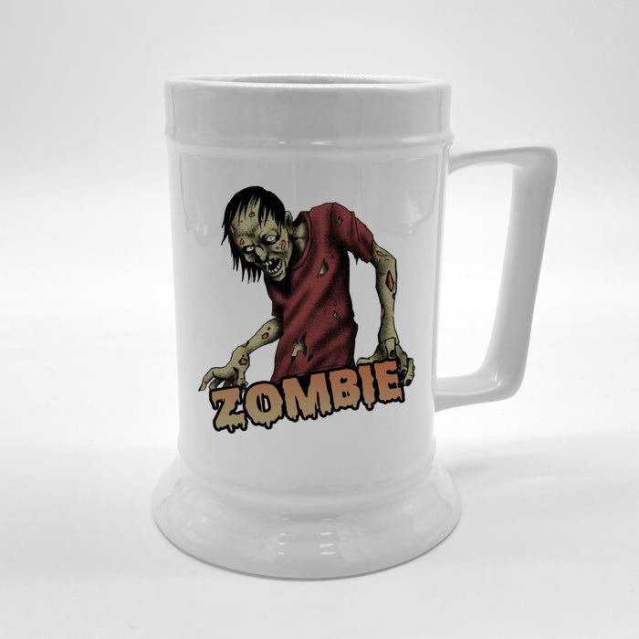 Horror Zombie Halloween Front & Back Beer Stein