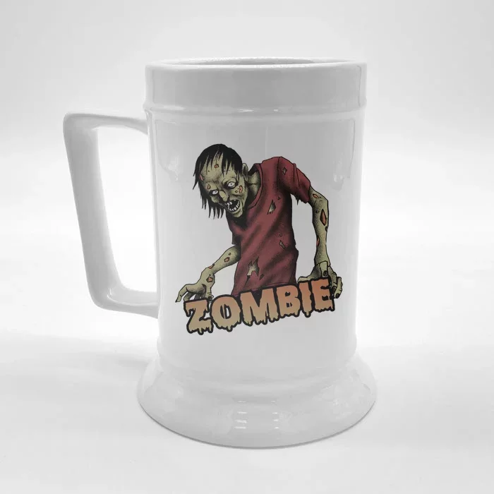 Horror Zombie Halloween Front & Back Beer Stein