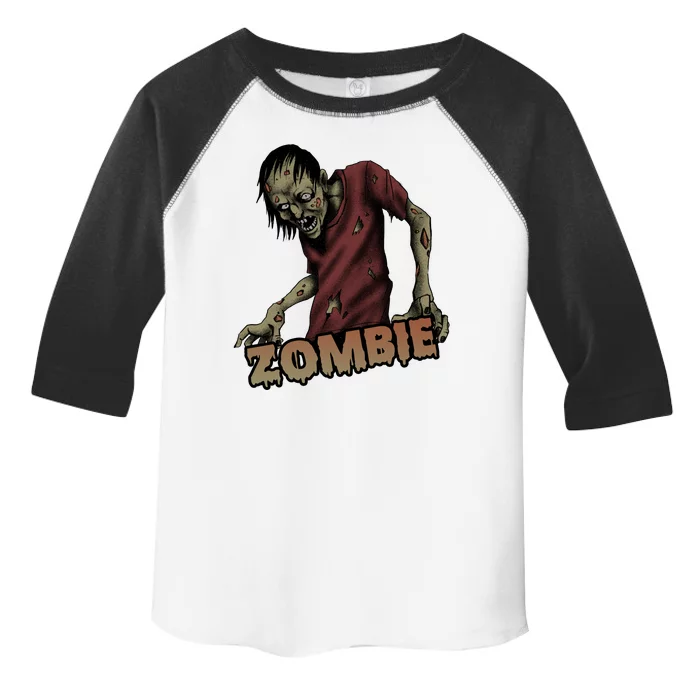 Horror Zombie Halloween Toddler Fine Jersey T-Shirt