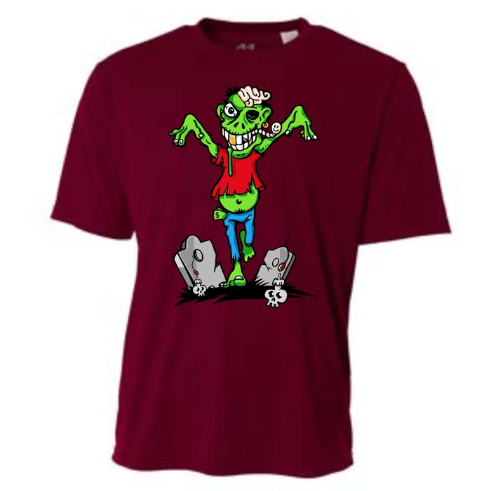 Halloween Zombie Cooling Performance Crew T-Shirt