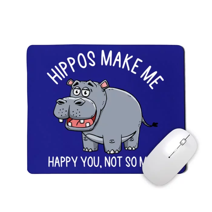 Hippopotamus Zookeeper Hippotology Hippo Lover Gift Mousepad