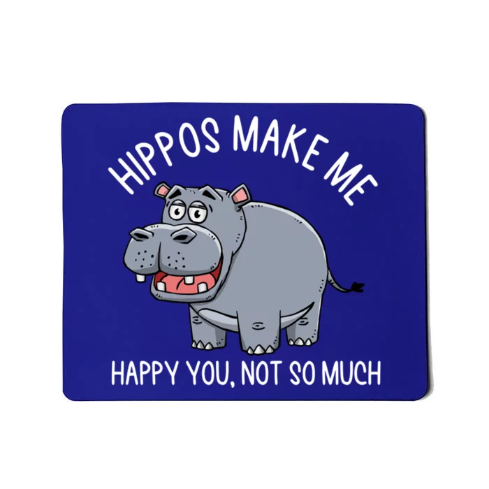 Hippopotamus Zookeeper Hippotology Hippo Lover Gift Mousepad