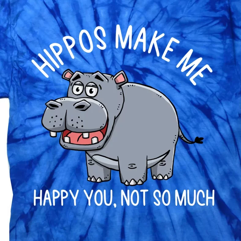 Hippopotamus Zookeeper Hippotology Hippo Lover Gift Tie-Dye T-Shirt