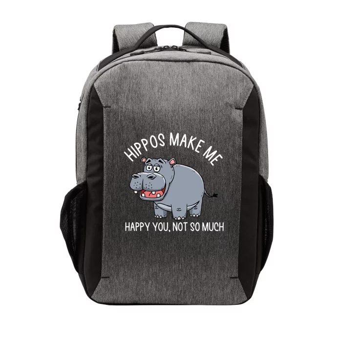 Hippopotamus Zookeeper Hippotology Hippo Lover Gift Vector Backpack