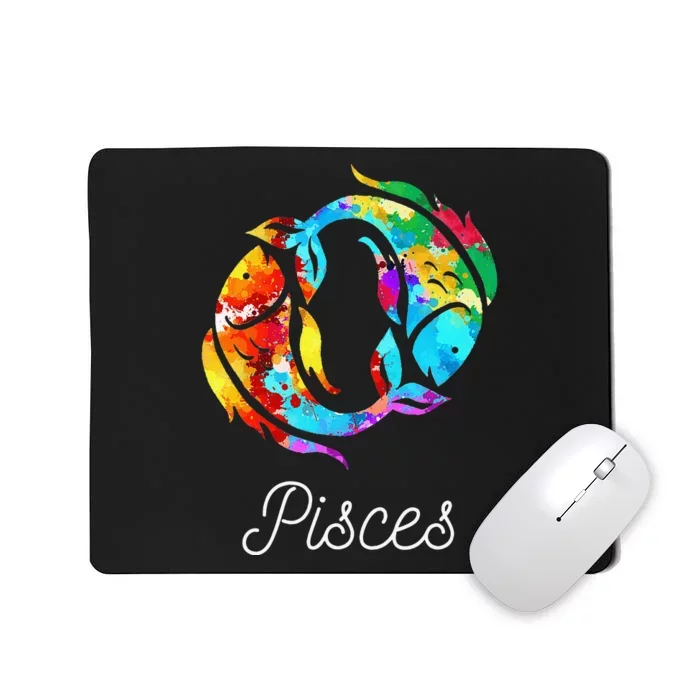 Horoscope Zodiac Sign Pisces Mousepad