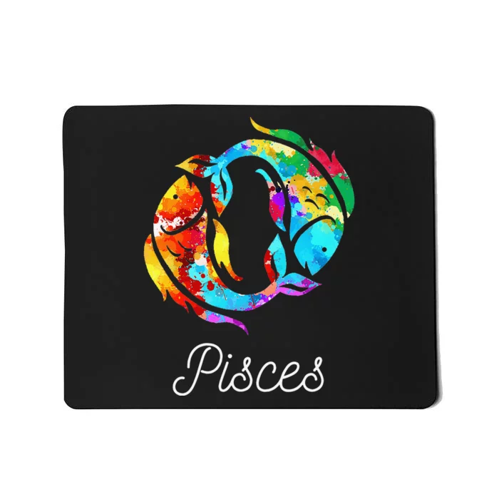 Horoscope Zodiac Sign Pisces Mousepad