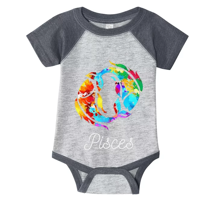 Horoscope Zodiac Sign Pisces Infant Baby Jersey Bodysuit