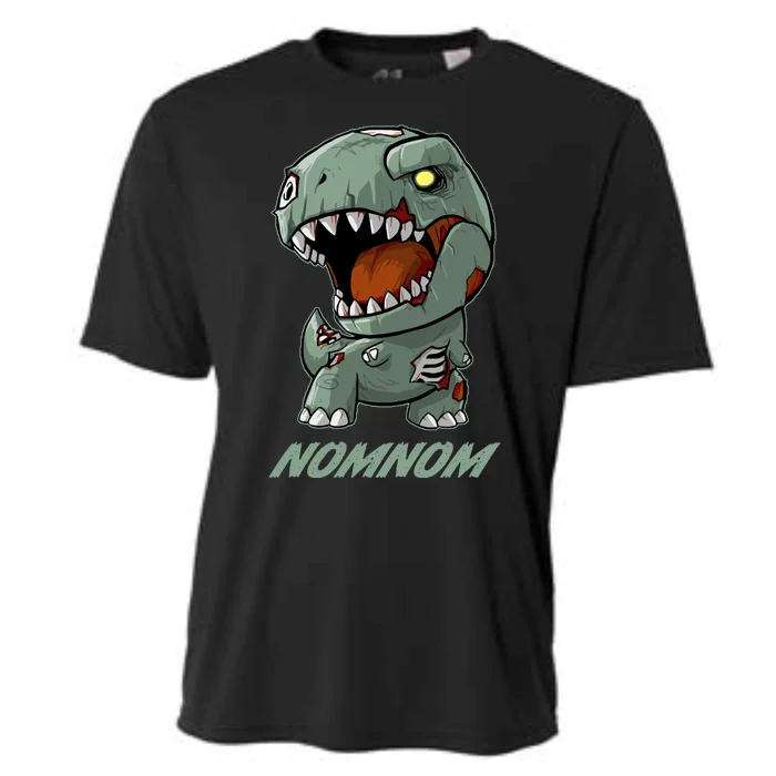 Halloween Zombie Trex NomNom Cooling Performance Crew T-Shirt