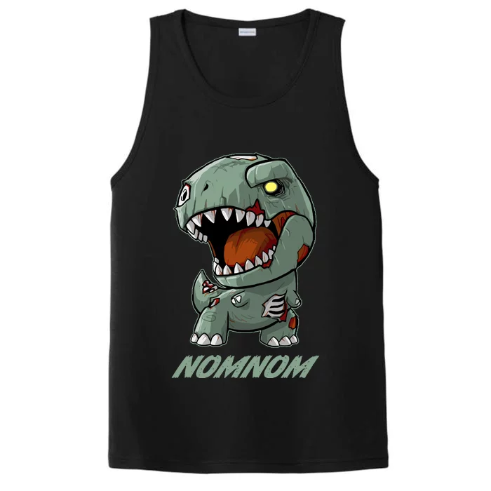 Halloween Zombie Trex NomNom Performance Tank