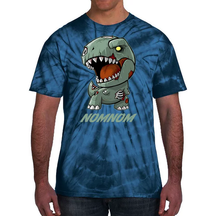 Halloween Zombie Trex NomNom Tie-Dye T-Shirt