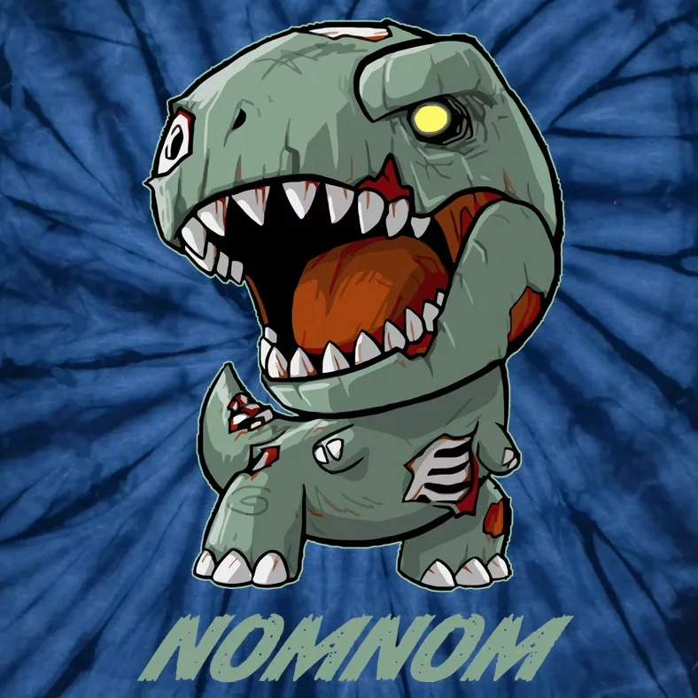 Halloween Zombie Trex NomNom Tie-Dye T-Shirt