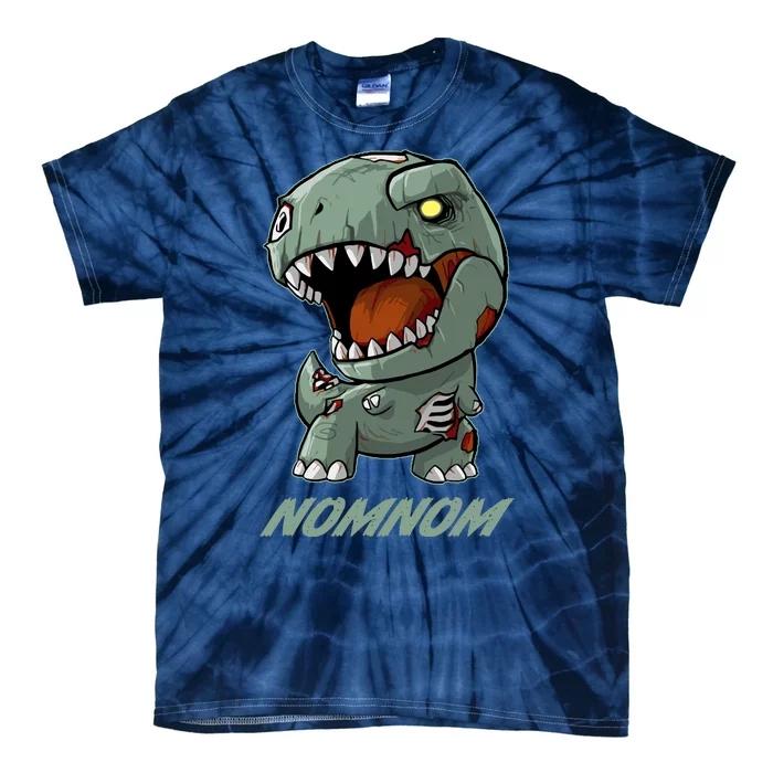 Halloween Zombie Trex NomNom Tie-Dye T-Shirt