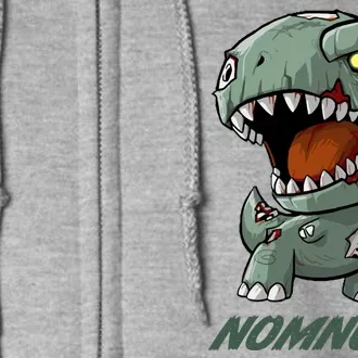 Halloween Zombie Trex NomNom Full Zip Hoodie