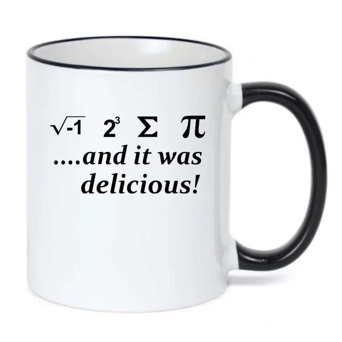 I 8 Sum Pi And It was Delicious! Black Color Changing Mug