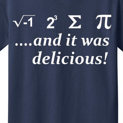 I 8 Sum Pi And It was Delicious! Kids T-Shirt