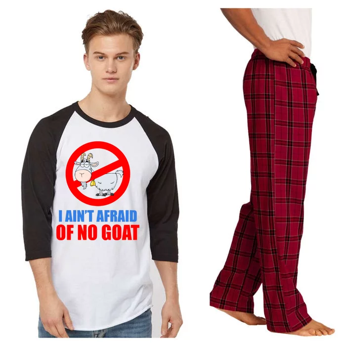 I Ain't Afraid of No Goat Chicago Raglan Sleeve Pajama Set