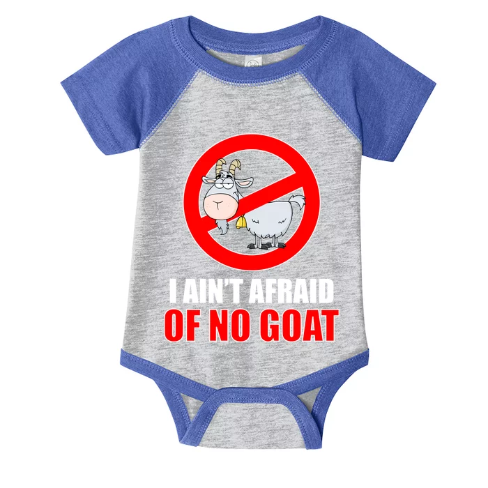 I Ain't Afraid of No Goat Chicago Infant Baby Jersey Bodysuit