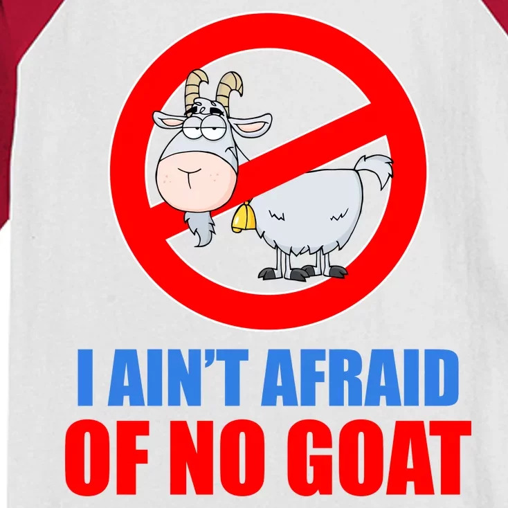 I Ain't Afraid of No Goat Chicago Kids Colorblock Raglan Jersey