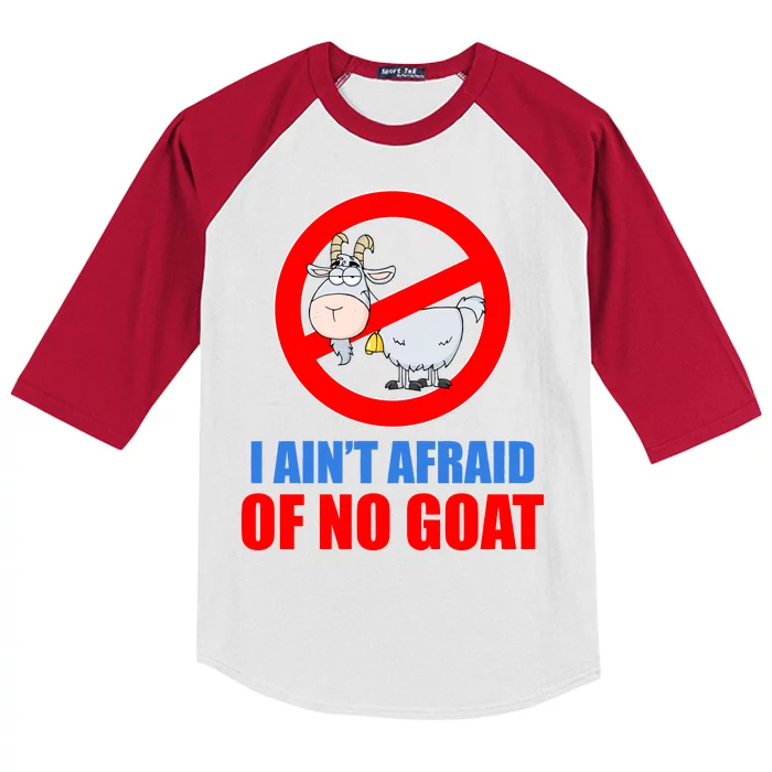 I Ain't Afraid of No Goat Chicago Kids Colorblock Raglan Jersey