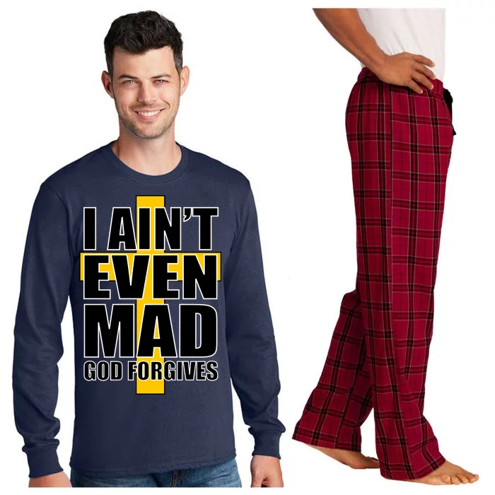 I Ain't Even Mad God Forgives Long Sleeve Pajama Set