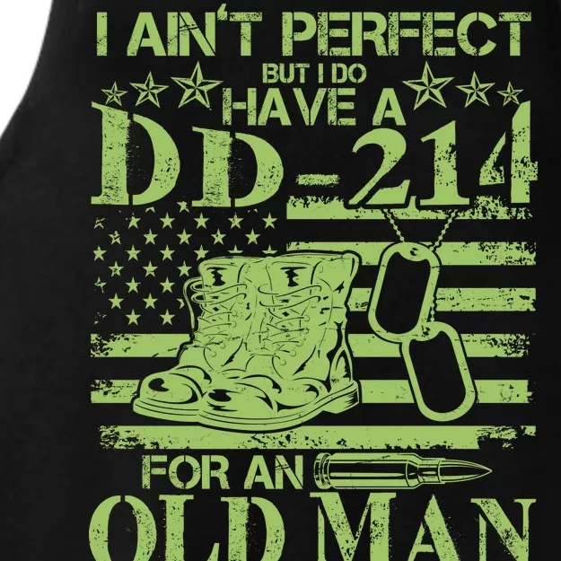 I Ain't Perfect But I Do Have A DD-214 Old Man Ladies Tri-Blend Wicking Tank