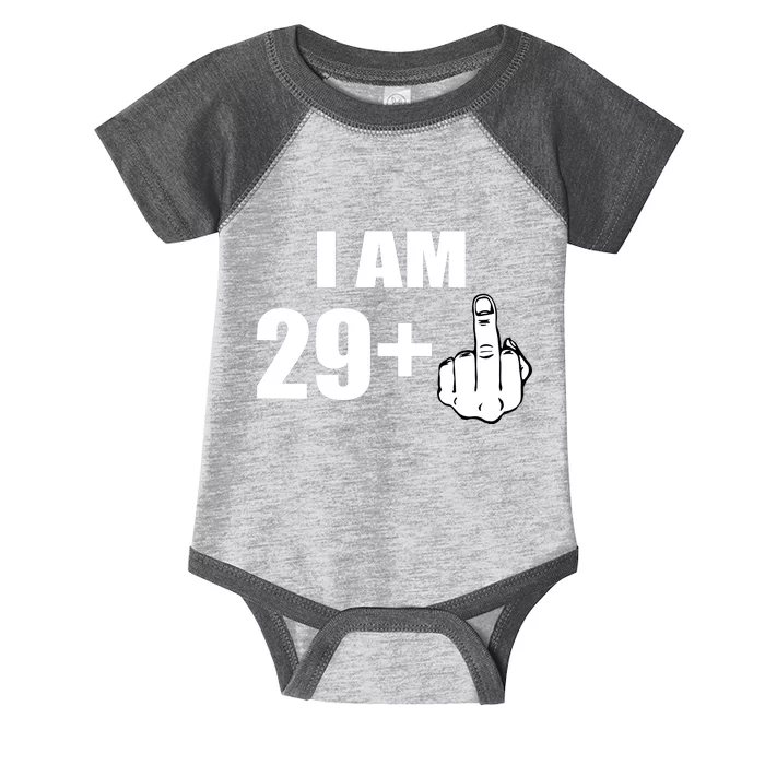 I Am 30 Middle Finger Infant Baby Jersey Bodysuit