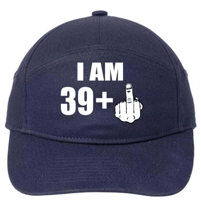 I Am 40 Middle Finger 7-Panel Snapback Hat