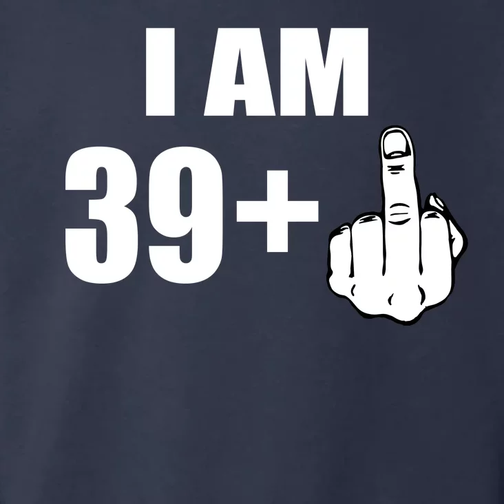 I Am 40 Middle Finger Toddler Hoodie