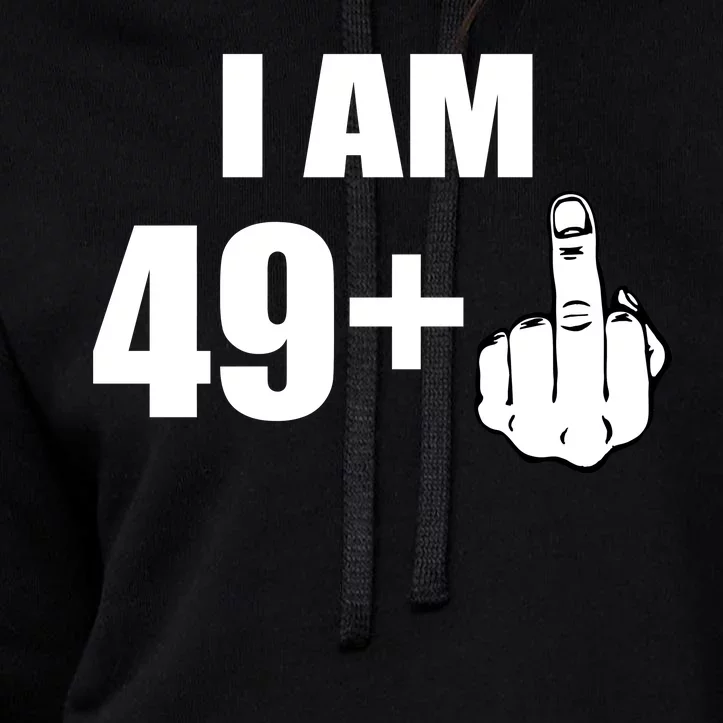 I Am 50 Middle Finger Funny 50th Birthday Gift T-Shirt Crop Top Hoodie
