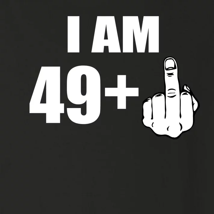 I Am 50 Middle Finger Funny 50th Birthday Gift T-Shirt Toddler Long Sleeve Shirt