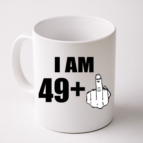 I Am 50 Middle Finger Funny 50th Birthday Gift T-Shirt Coffee Mug