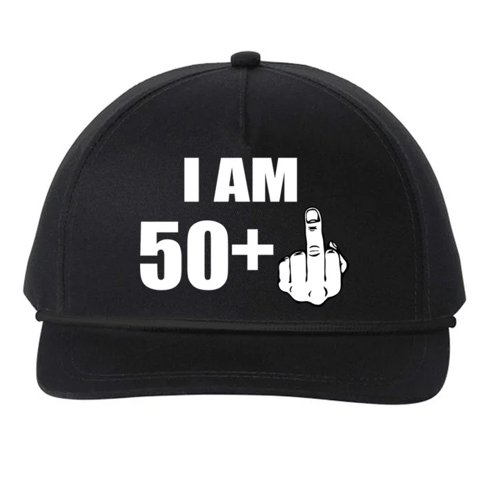 I Am 51 Middle Finger Funny 1966 Birthday Snapback Five-Panel Rope Hat