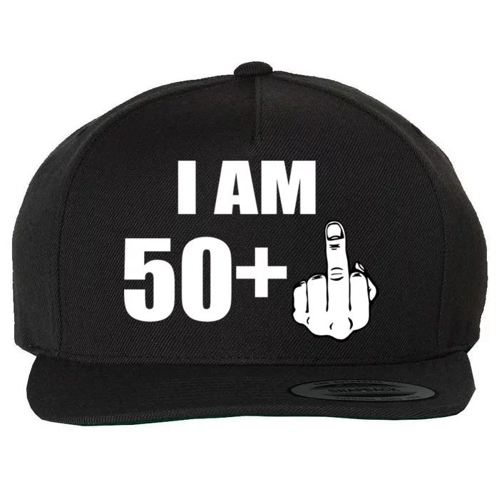 I Am 51 Middle Finger Funny 1966 Birthday Wool Snapback Cap