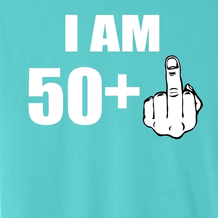 I Am 51 Middle Finger Funny 1966 Birthday ChromaSoft Performance T-Shirt