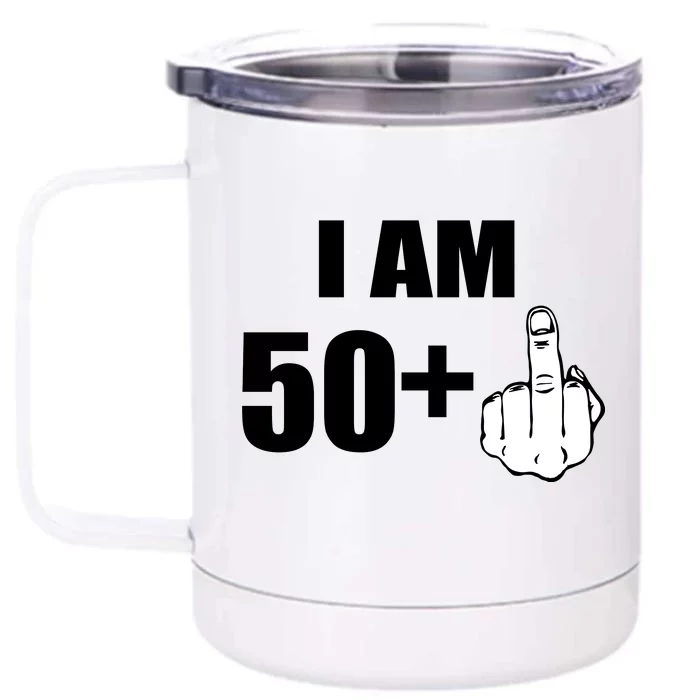 I Am 51 Middle Finger Funny 1966 Birthday Front & Back 12oz Stainless Steel Tumbler Cup