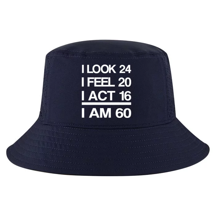 I Am 60 Funny 60th Birthday Cool Comfort Performance Bucket Hat