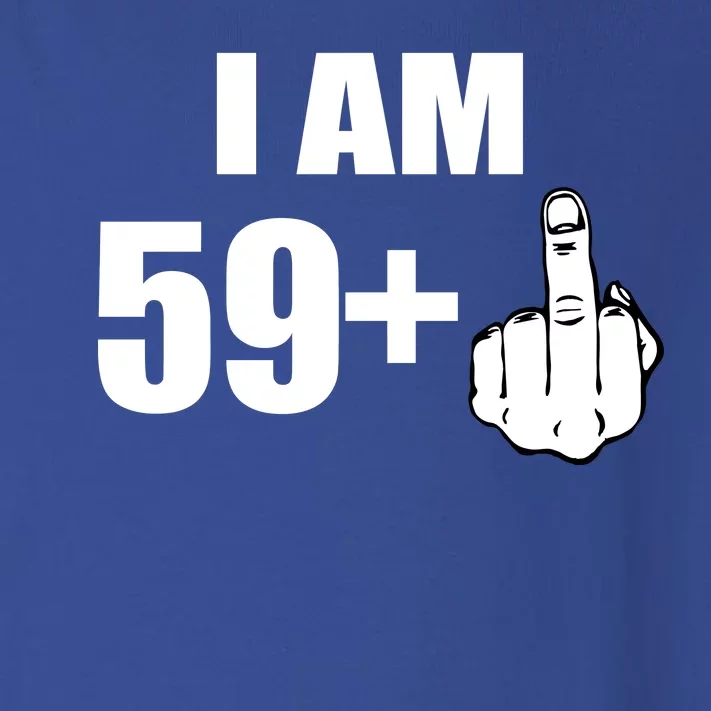 I Am 60 Middle Finger 60th Birthday Gift Toddler Long Sleeve Shirt