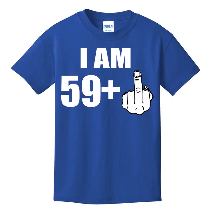 I Am 60 Middle Finger 60th Birthday Gift Kids T-Shirt