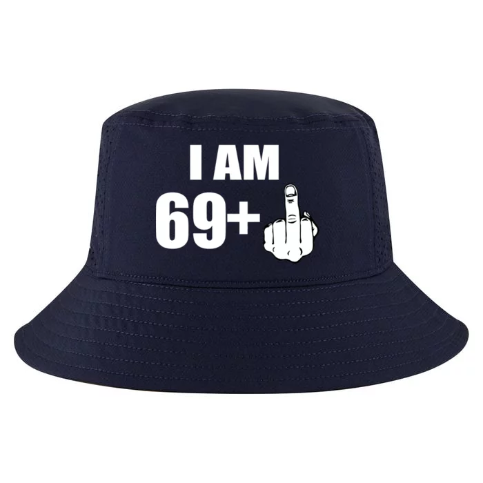 I Am 70 Middle Finger 70th Birthday Gift Cool Comfort Performance Bucket Hat