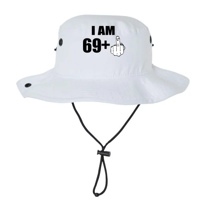 I Am 70 Middle Finger 70th Birthday Gift Legacy Cool Fit Booney Bucket Hat