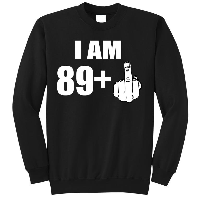 I Am 90 Middle Finger Funny 90th Birthday Gift Sweatshirt