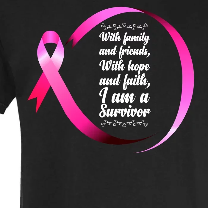 I Am A Breast Cancer Survivor Garment-Dyed Heavyweight T-Shirt