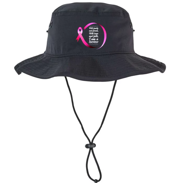 I Am A Breast Cancer Survivor Legacy Cool Fit Booney Bucket Hat