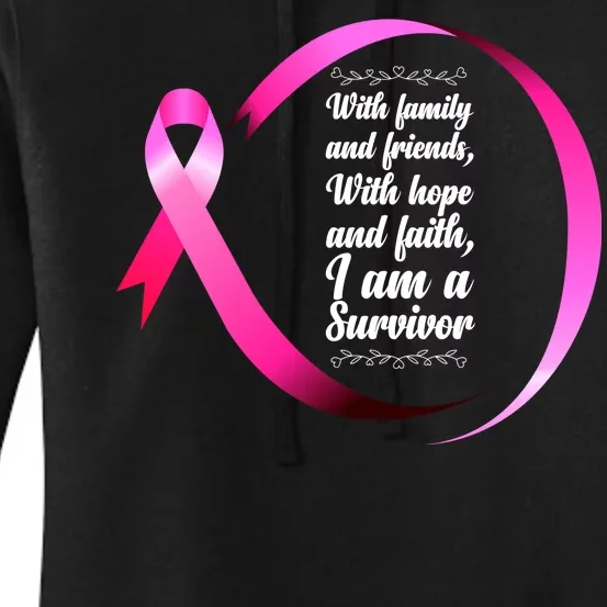 I Am A Breast Cancer Survivor Women's Pullover Hoodie