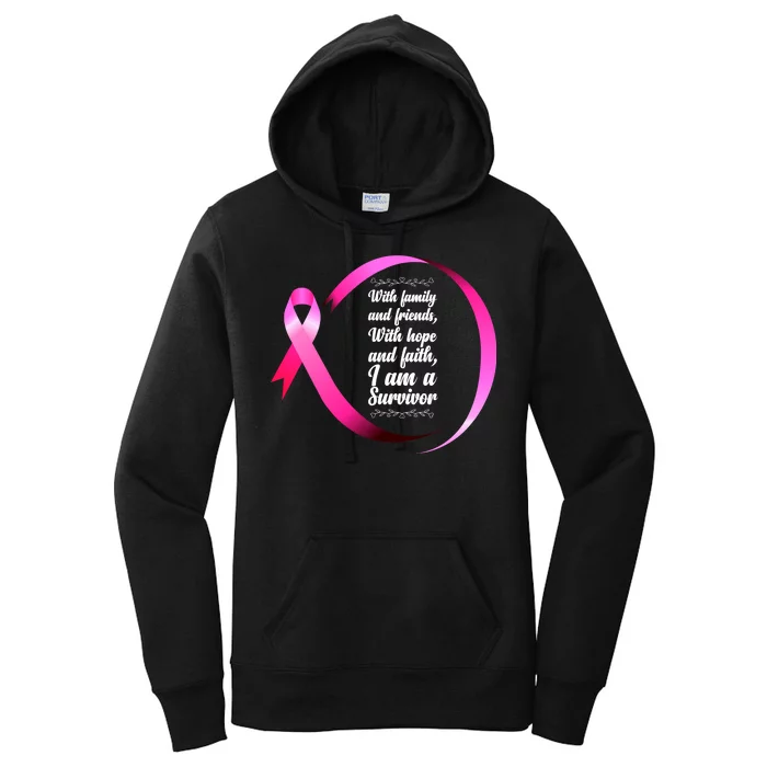 I Am A Breast Cancer Survivor Women's Pullover Hoodie