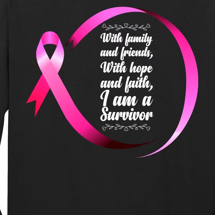 I Am A Breast Cancer Survivor Tall Long Sleeve T-Shirt